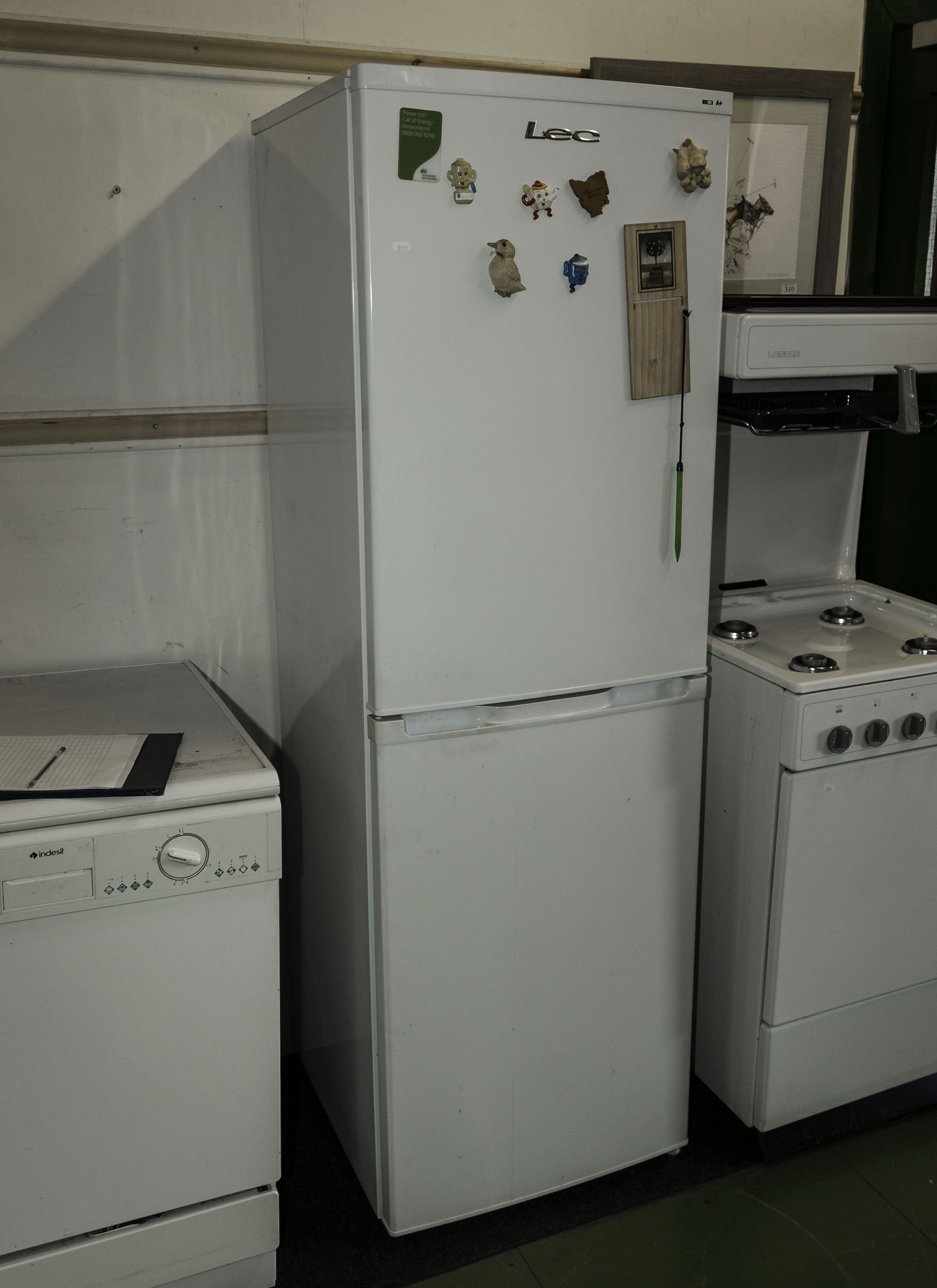 A LEC fridge freezer