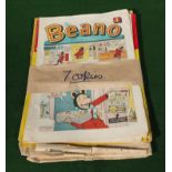 7 assorted comics including 1968 Beano