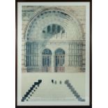 A large framed print Alfred Waterhouse
