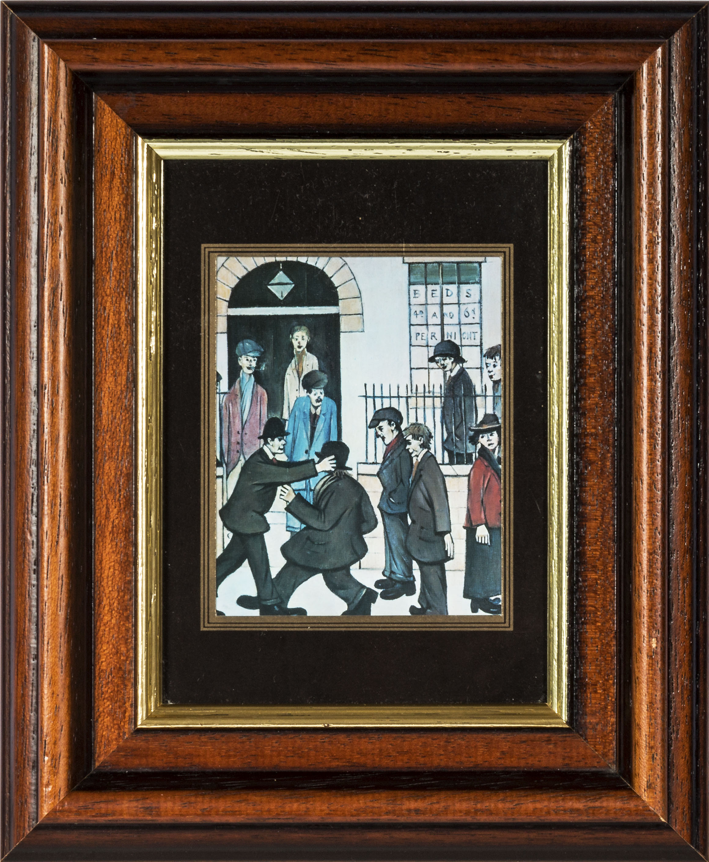 A set of four small L S Lowry prints - Image 5 of 5