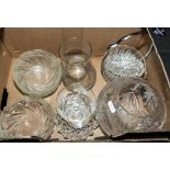 A box of glass ware