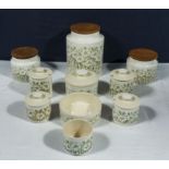 Hornsea pottery storage jars and preserve pots