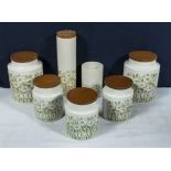 Hornsea pottery storage jars