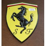 Ferrari plaque