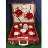 A vintage picnic set