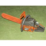 A Husqvarna chainsaw