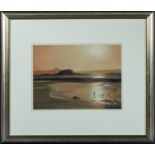 Rosemary H Cunningham, framed pastel 'The Lamb at Sunset'