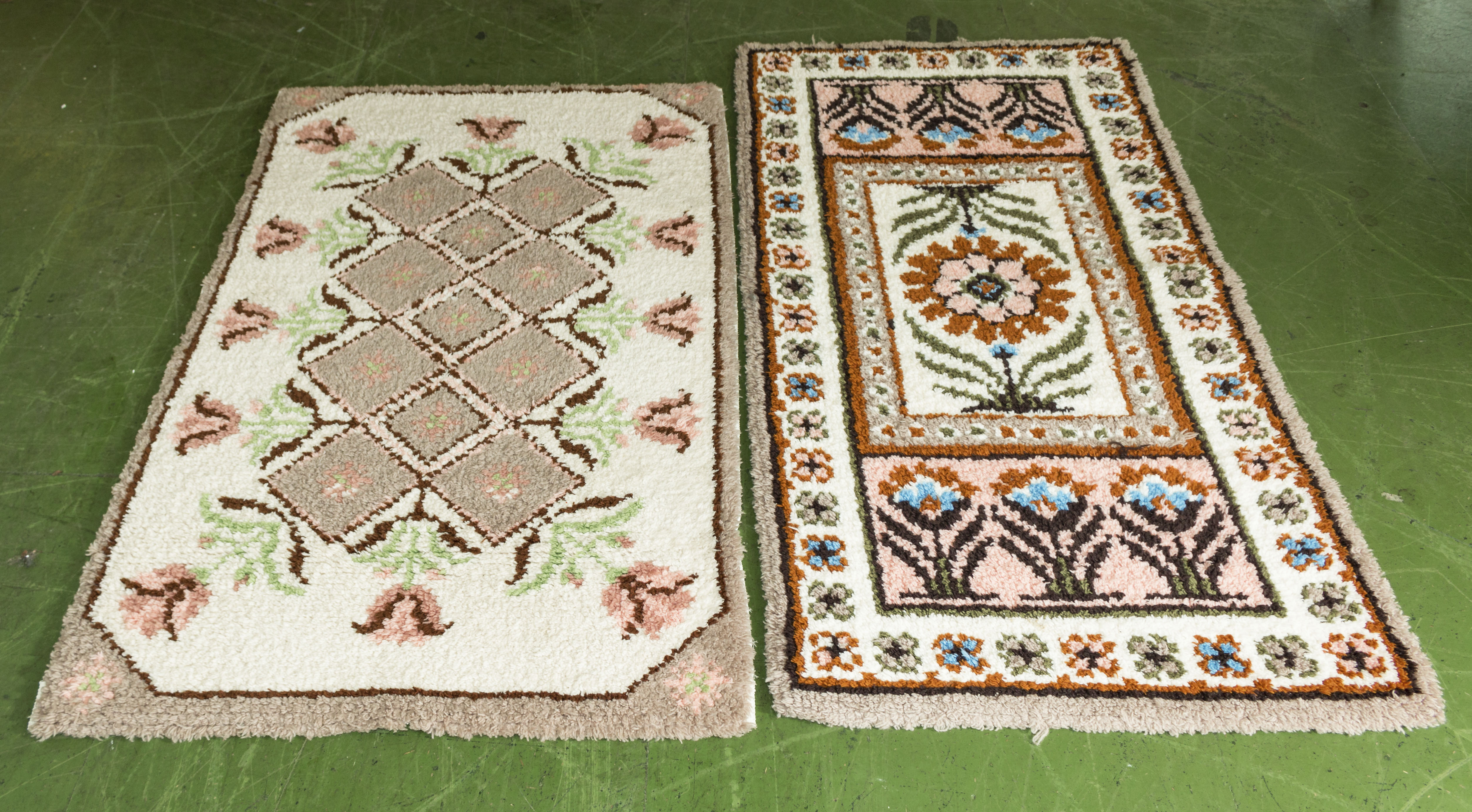 Two hand made rugs