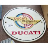 Ducati motor cycle plaque