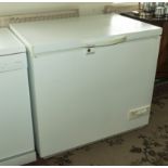 An Electrolux chest freezer