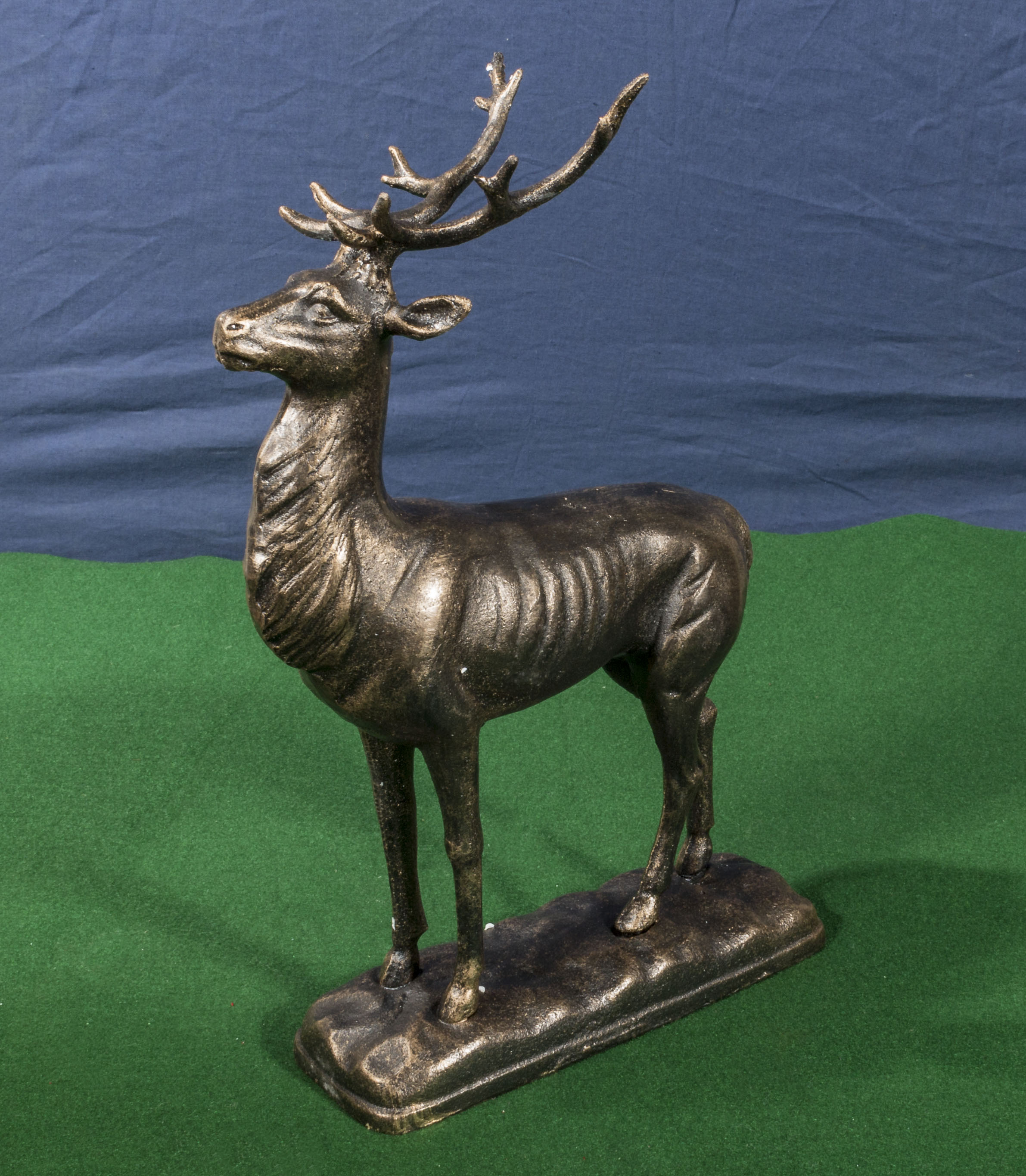 Cast deer on base