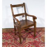 An elm arm chair