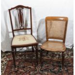 Two bedroom chairs.