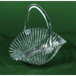 A glass basket