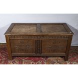 A period oak linen box