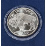 An American Buffalo 1oz 999 fine silver piece