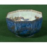 A Wedgwood lustre bowl depicting dragons 12 by 7cmPerfect condition