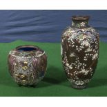 Two Japanese vases