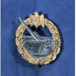 Coastal artillery badge marked S.H.U.C.O