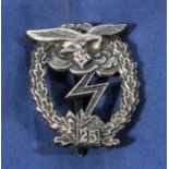 Luftwaffe Ground Combat badge, awarded for 25 operations