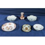 Six small pieces of Oriental pottery and china