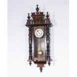 A Victorian Vienna wall clock