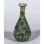 A Chinese 18th century Qing Kangxi Amsterdam Bont Yuhuchunping porcelain vase