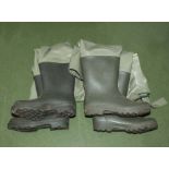 Two pairs of waders