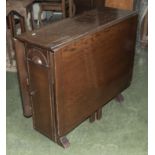 A drop leaf table