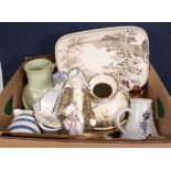 A box of pottery