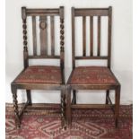 Two dining chairs