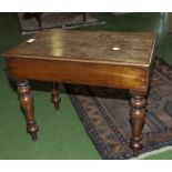 A mahogany commode