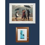 A Jack Vettriano print and one other