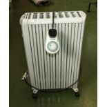 An electric oil filled radiator