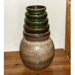 A West German pottery art vase