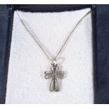 A small silver cross