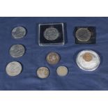 A collection of assorted coins