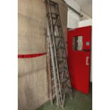 Two pairs of step ladders