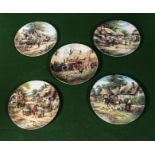 Five Wedgwood decorative plates