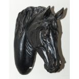 A pottery horses head