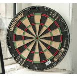 A dart board