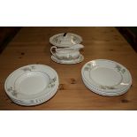 A Johnson Bros. part dinner service