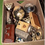 A box containing assorted items