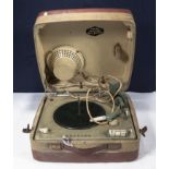 A vintage record player