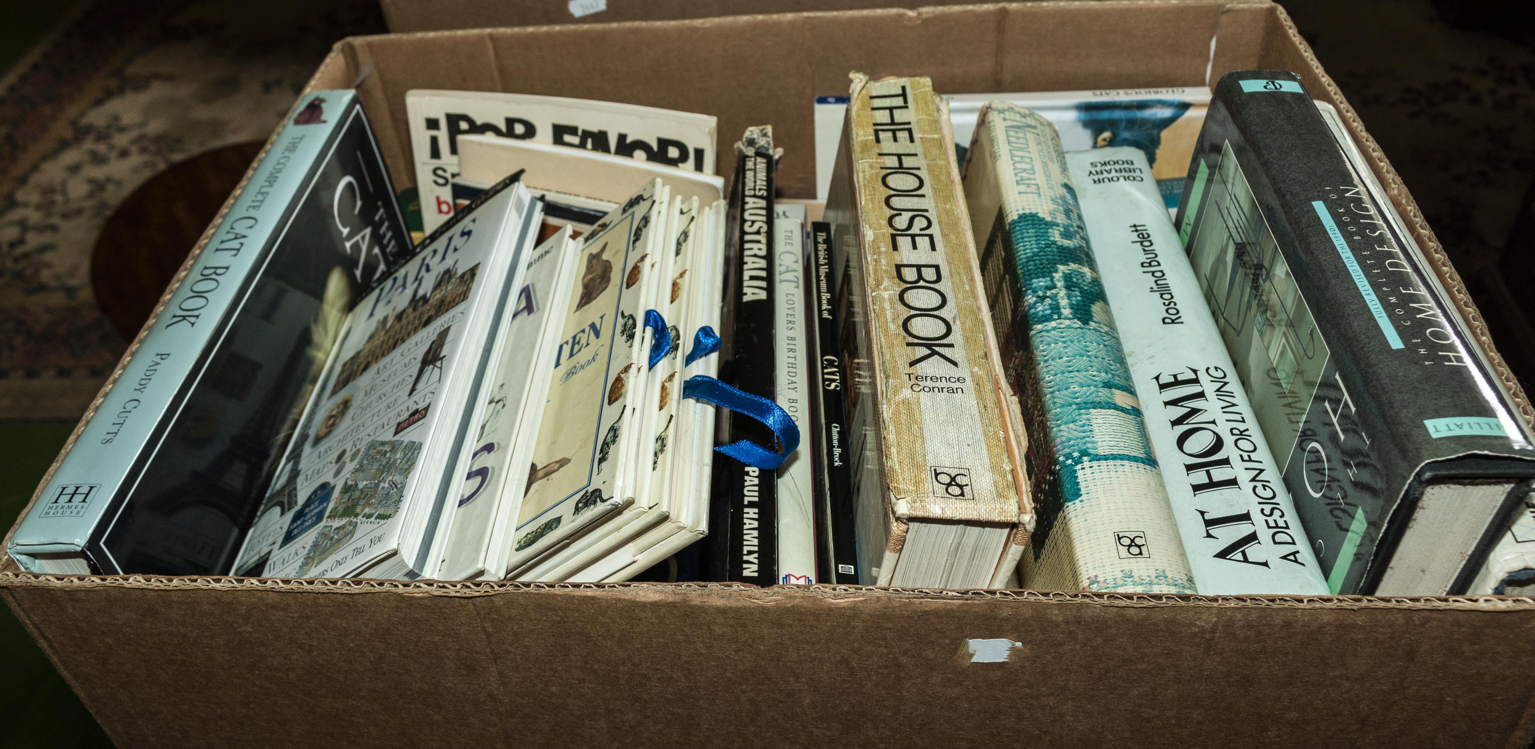 A box of books