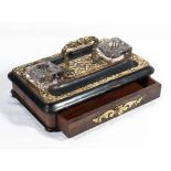 A Victorian ink and pen stand.