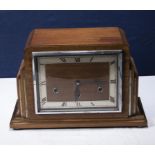 An Art Deco mantle clock