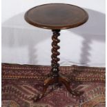 A Victorian mahogany wine table