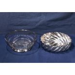 Two silver plated bowls