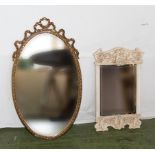 Two wall mirrors